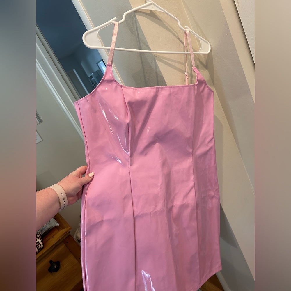 Pretty little thing latex dress - new with tags